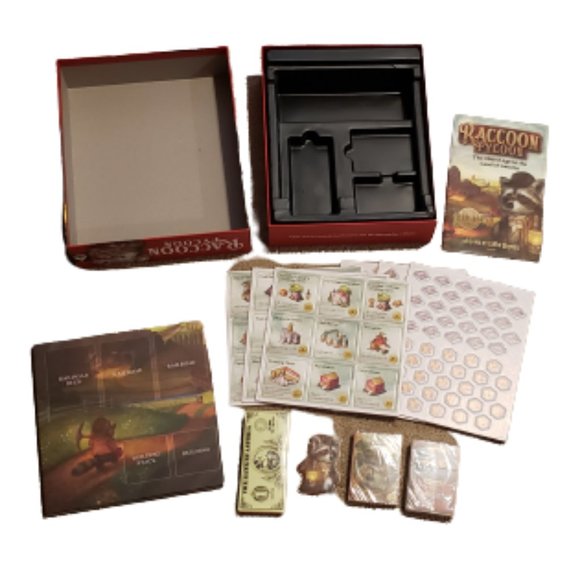 Forbidden Games 2019 Racoon Tycoon Strategy Board Game 8+ 2-5 Players - Picture 3 of 11